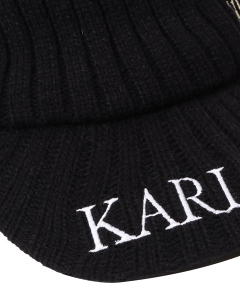 Karl Kani GOLF] ゴールド ロゴ 刺繍 つば付き ニット帽 | PEET ...
