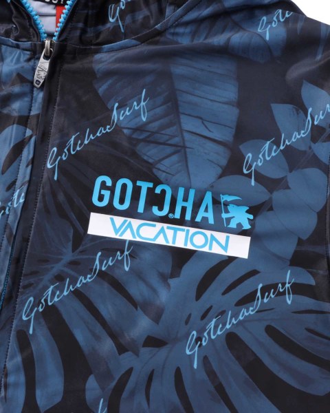 【新品未使用】GOTCHA  7分袖 フルジップパーカー XL