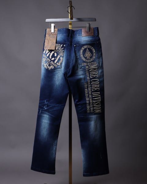 Purple Brand Denim Light Blue Paint Splatter Bootcut Jeans in Grey for Men Mens Clothing Jeans Bootcut jeans Grey 