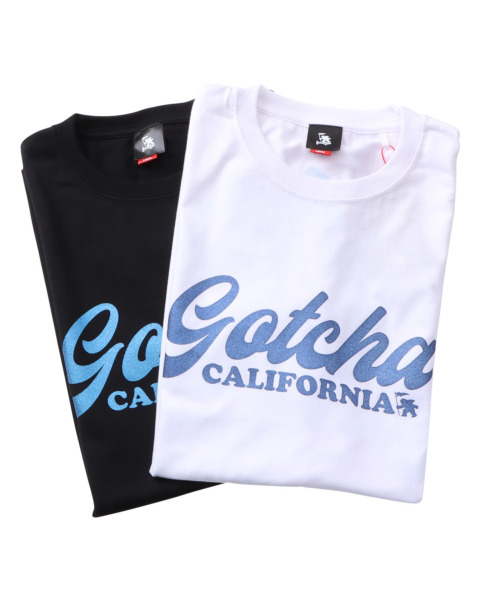 GOTCHA] JAPAN加工 ドライ ブルー グラデ ハイビスカス T | PEET