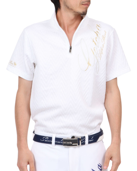 使用感はありませんVersace zip polo ジップポロ - ニット/セーター