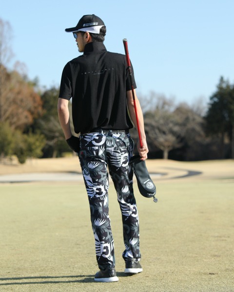人気ブランドの新作 新品 XLサイズ GOTCHA ガッチャ ゴルフパンツ 刺繍