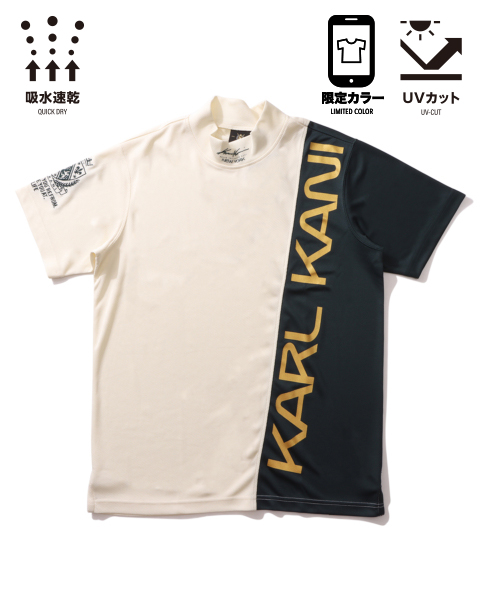 Karl Kani GOLF] ドライ UVカット メッシュ ハイネック T | PEET