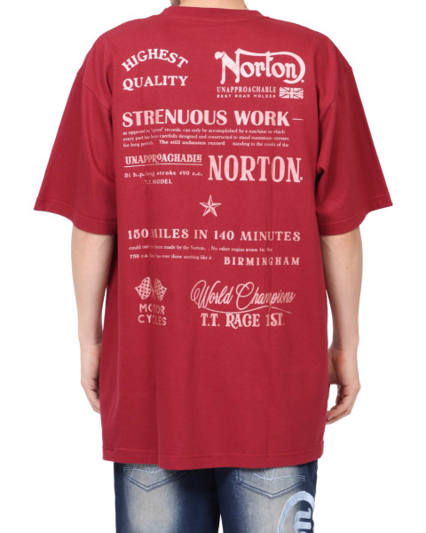 Norton] JAPAN加工 レーシング TT モデル メタル T K (XXL , XXXL 