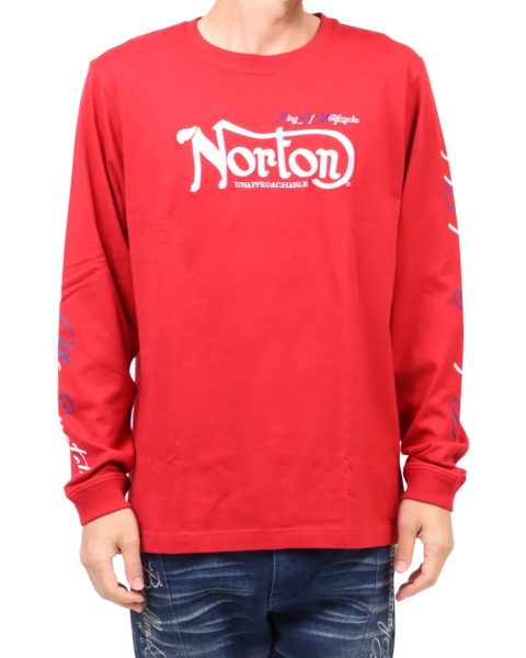 Norton] バック モチーフ ロゴ 刺繍 ロンT | PEET（ピート）公式 