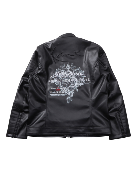 シングルライダースKARL KANI  Racing leather jacket USA製