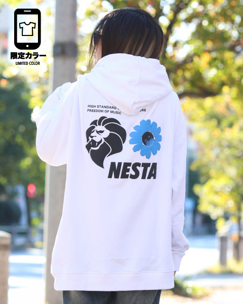 NESTA BRAND] ドロップショルダー 裏毛 フラワー グラフィック 