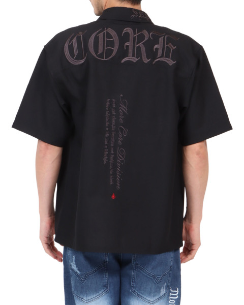 MCD] リネンライク 同色 刺繍 半袖 シャツ | PEET（ピート）公式オンラインストア